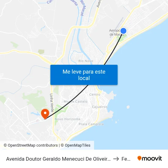 Avenida Doutor Geraldo Menecuci De Oliveira Próximo Ao 509 to Femass map