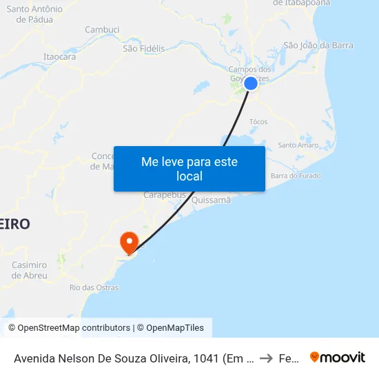 Avenida Nelson De Souza Oliveira, 1041 (Em Frente Ao Terminal Beira-Rio) to Femass map