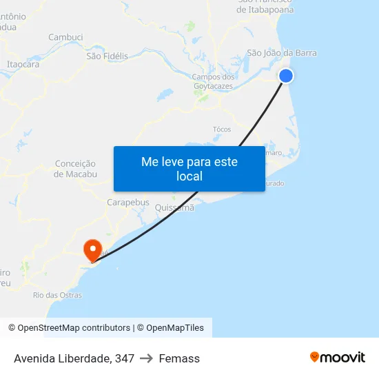 Avenida Liberdade, 347 to Femass map