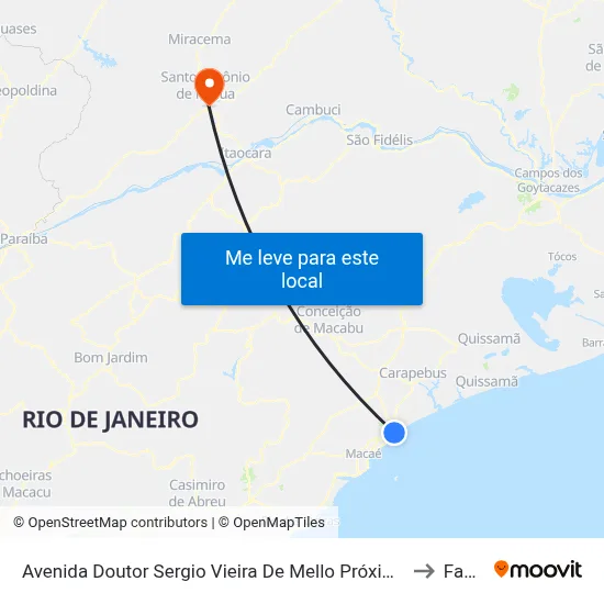 Avenida Doutor Sergio Vieira De Mello Próximo Ao 1250 to Fasap map