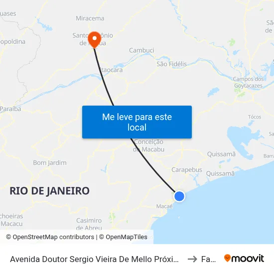 Avenida Doutor Sergio Vieira De Mello Próximo Ao 1871 to Fasap map