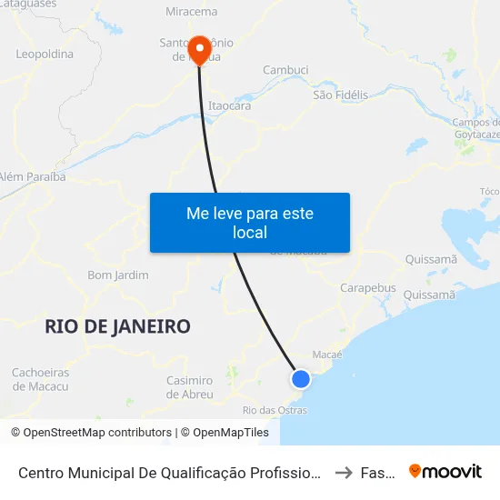 Centro Municipal De Qualificação Profissional to Fasap map