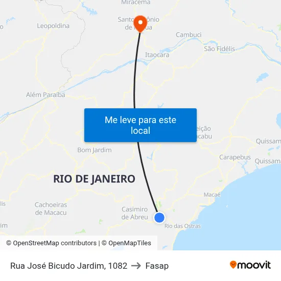 Rua José Bicudo Jardim, 1082 to Fasap map