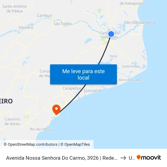 Avenida Nossa Senhora Do Carmo, 3926 | Rede Manaus (Sentido Centro) to Ufrj map