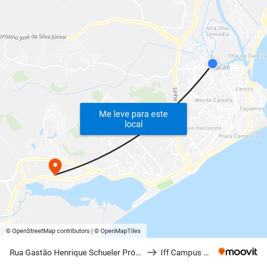 Rua Gastão Henrique Schueler Próximo Ao 10 to Iff Campus Macaé map