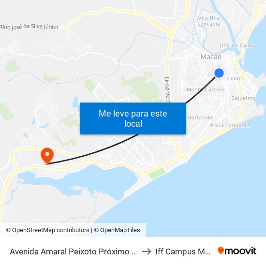 Avenida Amaral Peixoto Próximo Ao 172 to Iff Campus Macaé map