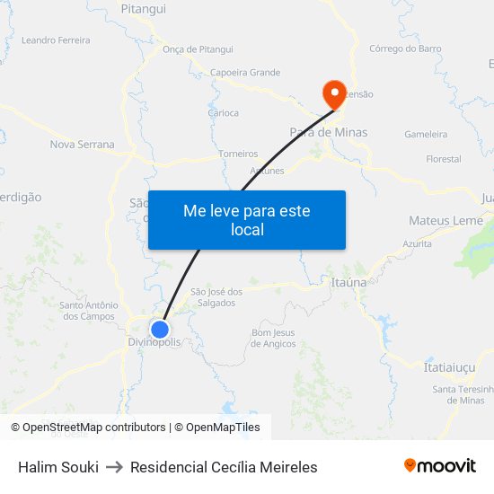 Halim Souki to Residencial Cecília Meireles map