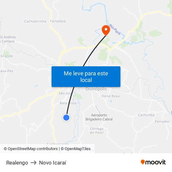 Realengo to Novo Icaraí map