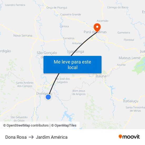 Dona Rosa to Jardim América map