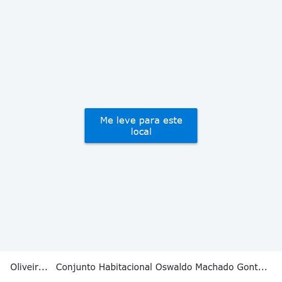 Oliveiras to Conjunto Habitacional Oswaldo Machado Gontijo map