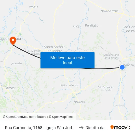 Rua Carbonita, 1168 | Igreja São Judas Tadeu to Distrito da Ilha map