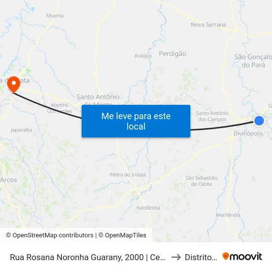 Rua Rosana Noronha Guarany, 2000 | Centro De Distribuição Femsa to Distrito da Ilha map