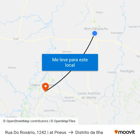 Rua Do Rosário, 1242 | at Pneus to Distrito da Ilha map