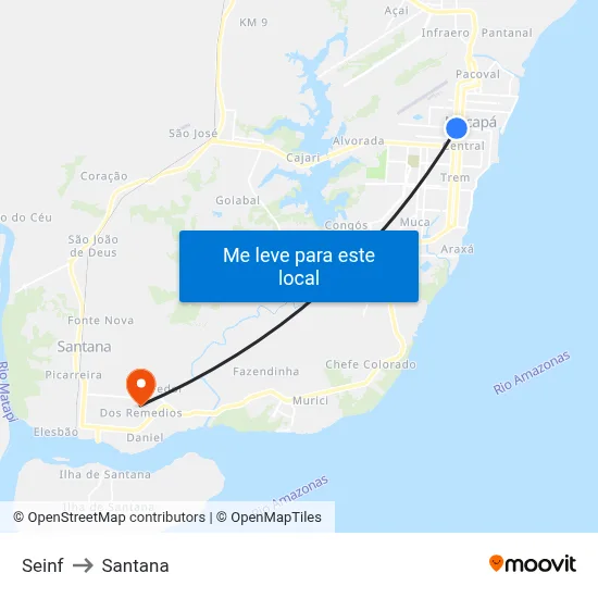Seinf to Santana map