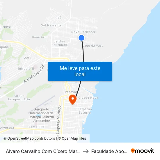 Álvaro Carvalho Com Cícero Marquês to Faculdade Apoena map