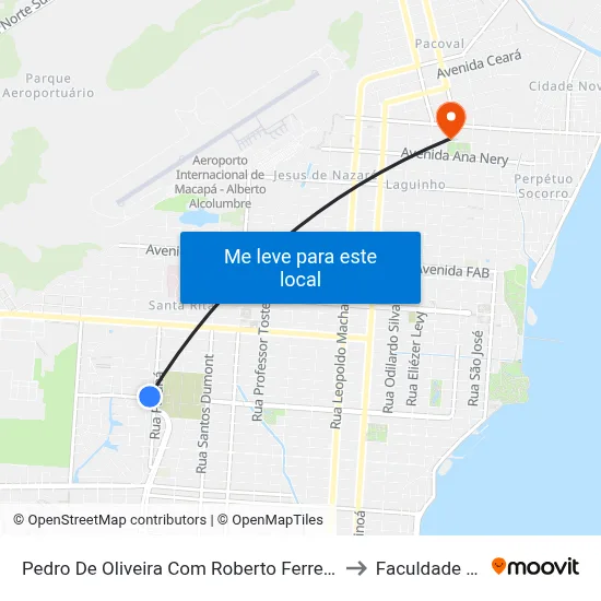 Pedro De Oliveira Com Roberto Ferreira | Sentido Oeste to Faculdade Apoena map