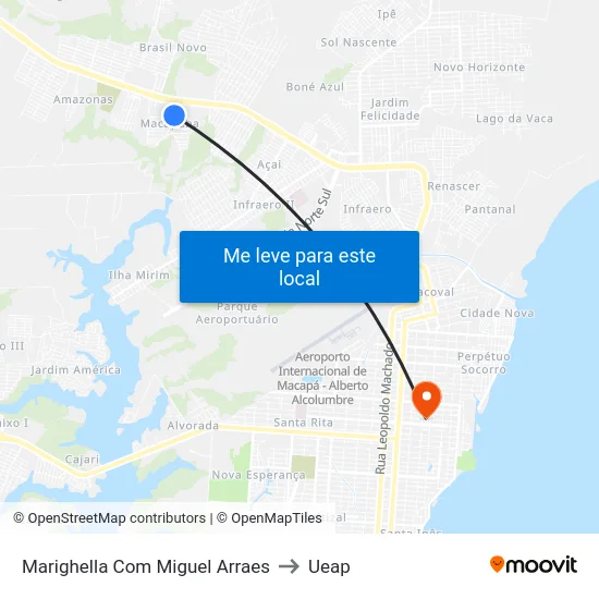 Marighella Com Miguel Arraes to Ueap map