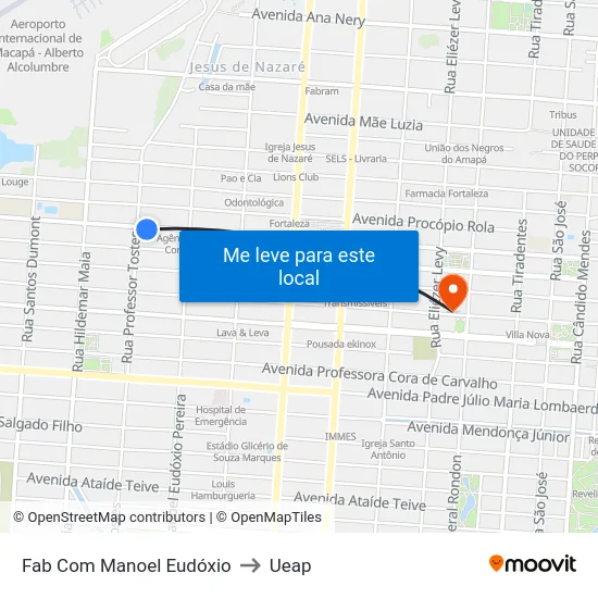 Fab Com Manoel Eudóxio to Ueap map