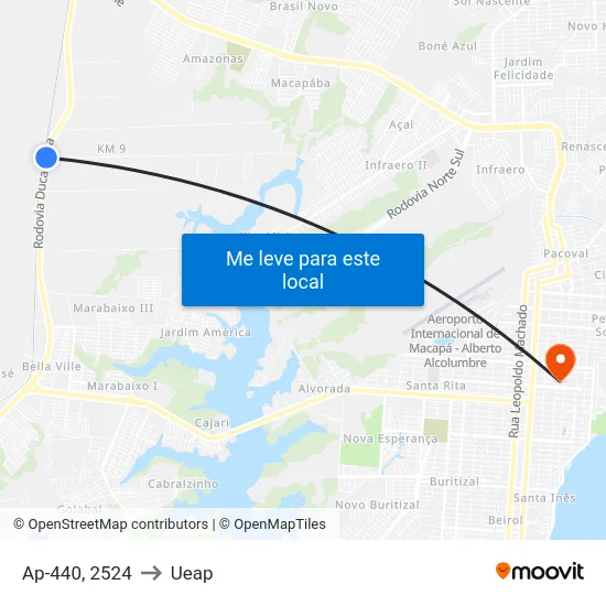 Ap-440, 2524 to Ueap map