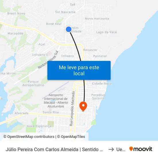 Júlio Pereira Com Carlos Almeida | Sentido Norte to Ueap map