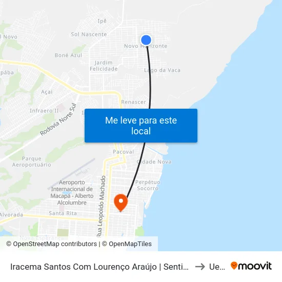 Iracema Santos Com Lourenço Araújo | Sentido Norte to Ueap map