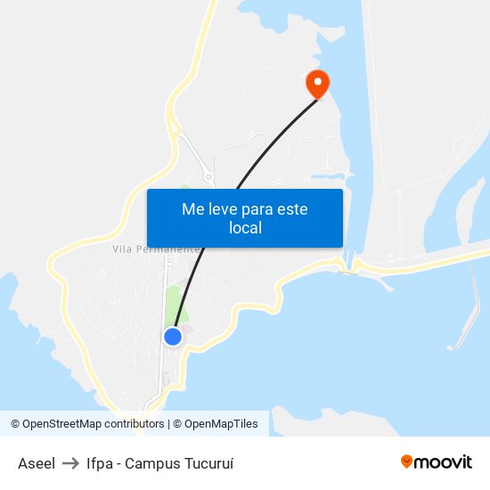 Aseel to Ifpa - Campus Tucuruí map