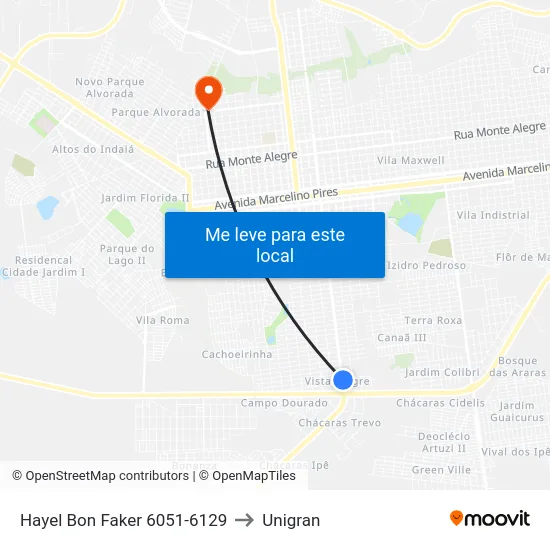 Hayel Bon Faker 6051-6129 to Unigran map