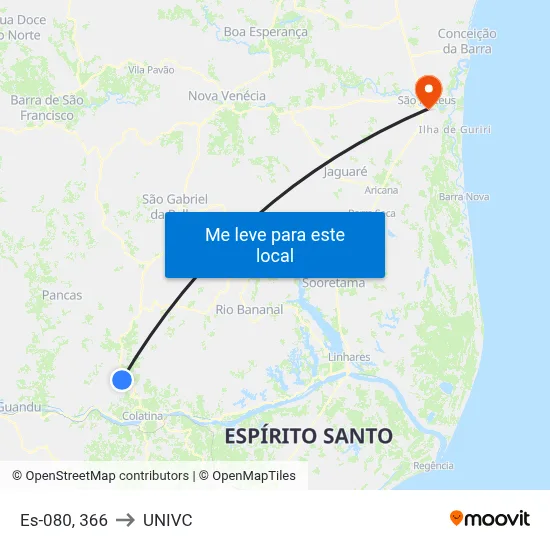 Es-080, 366 to UNIVC map