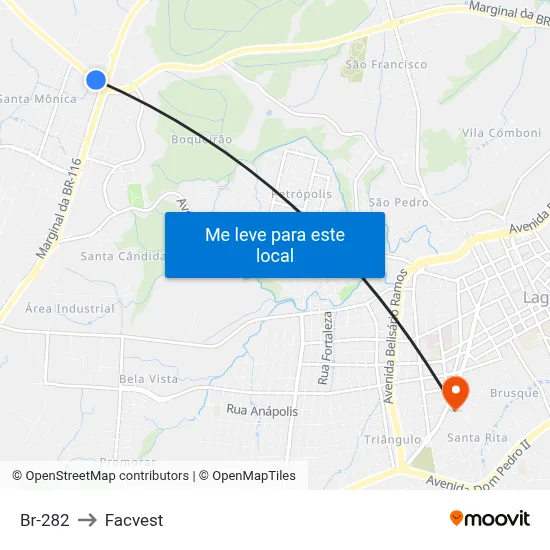 Br-282 to Facvest map