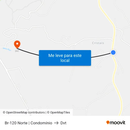 Br-120 Norte | Condomínio to Dvt map