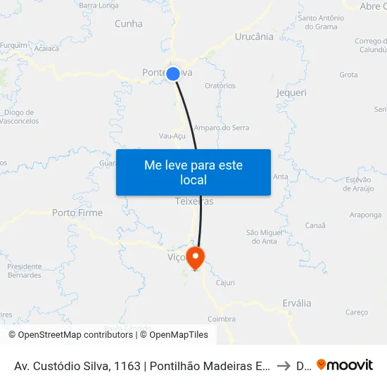 Av. Custódio Silva, 1163 | Pontilhão Madeiras E Ferragens to Dvt map