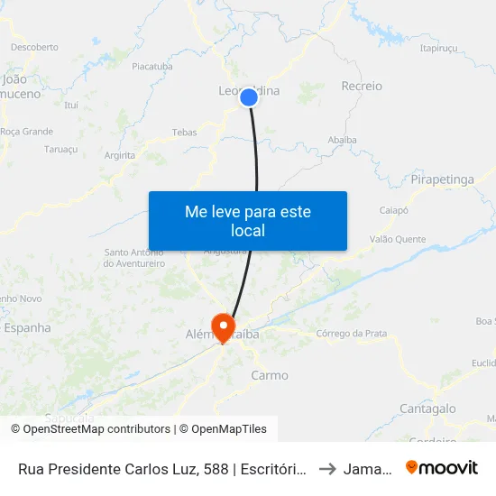 Rua Presidente Carlos Luz, 588 | Escritório Da Copasa to Jamapará map