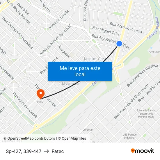 Sp-427, 339-447 to Fatec map