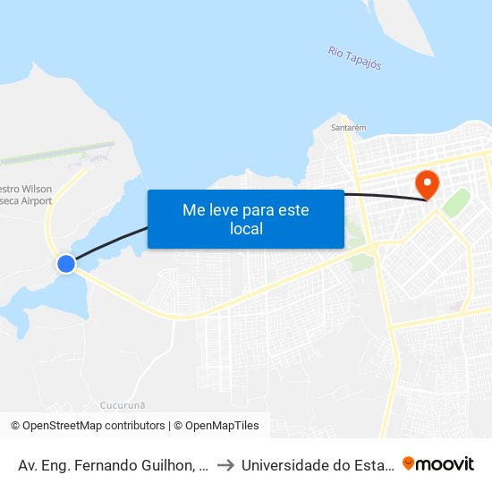 Av. Eng. Fernando Guilhon, 2187 | Parada Amarjuá to Universidade do Estado do Pará (UEPA) map