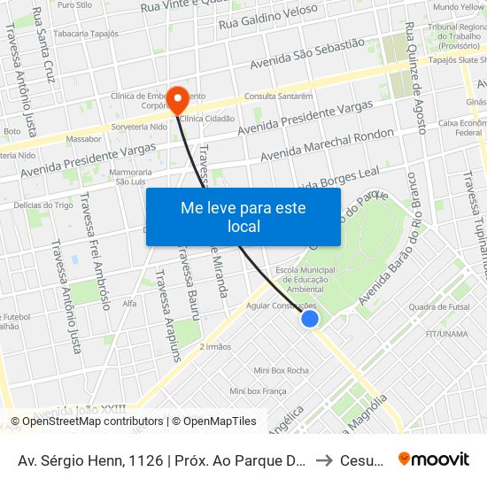 Av. Sérgio Henn, 1126 | Próx. Ao Parque Da Cidade to Cesupeg map
