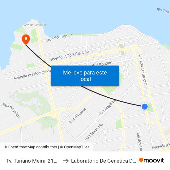 Tv. Turiano Meira, 2118 | Cepes to Laboratório De Genética Da Interação map