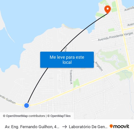 Av. Eng. Fernando Guilhon, 4999 | Eetepa to Laboratório De Genética Da Interação map