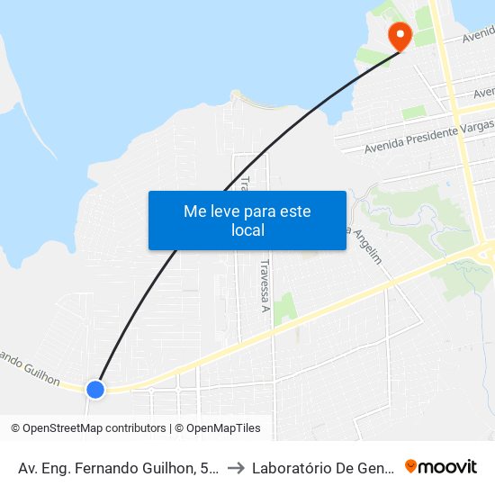 Av. Eng. Fernando Guilhon, 5000 | Oposto Ao Eetepa to Laboratório De Genética Da Interação map