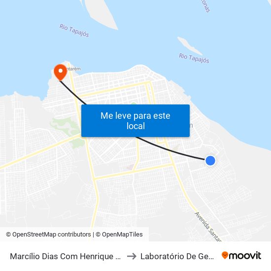 Marcílio Dias Com Henrique Saraiva | Sentido Nordeste to Laboratório De Genética Da Interação map