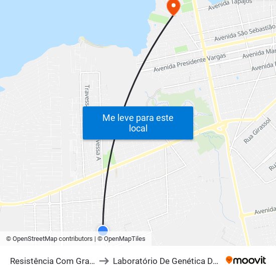 Resistência Com Graça E Paz to Laboratório De Genética Da Interação map