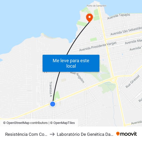 Resistência Com Conceição to Laboratório De Genética Da Interação map