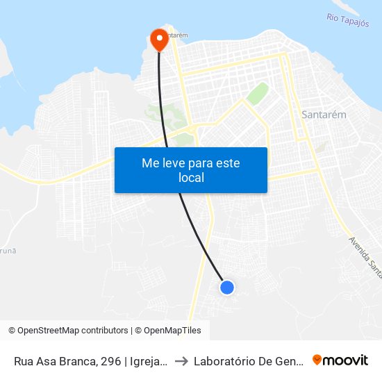 Rua Asa Branca, 296 | Igreja Santo Antônio De Paula to Laboratório De Genética Da Interação map