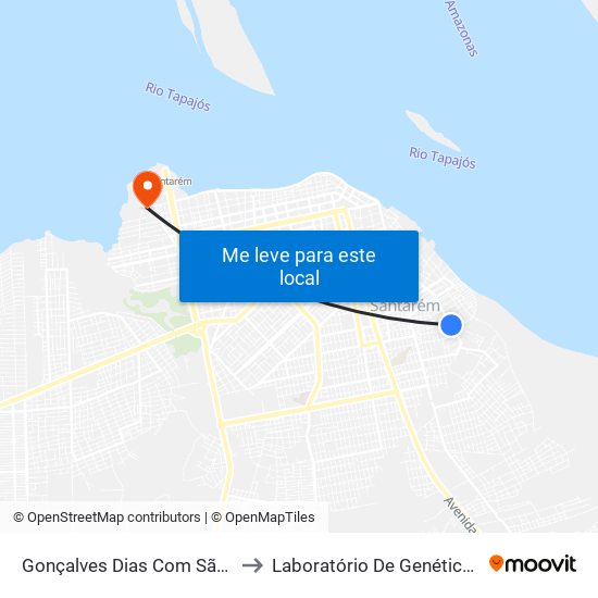 Gonçalves Dias Com São João Batista to Laboratório De Genética Da Interação map