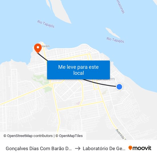 Gonçalves Dias Com Barão De São Nicolau | Sentido Norte to Laboratório De Genética Da Interação map