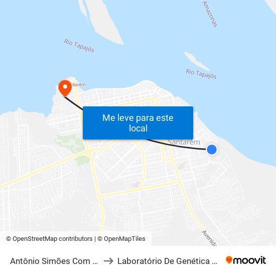 Antônio Simões Com Muiraquitã to Laboratório De Genética Da Interação map