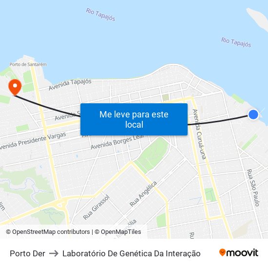 Porto Der to Laboratório De Genética Da Interação map