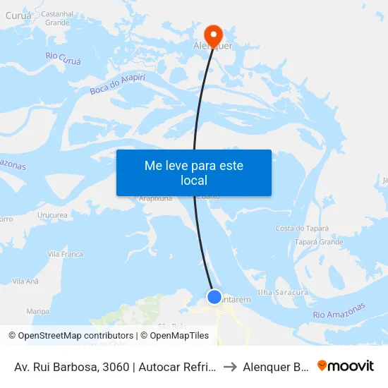 Av. Rui Barbosa, 3060 | Autocar Refrigeração to Alenquer Brazil map