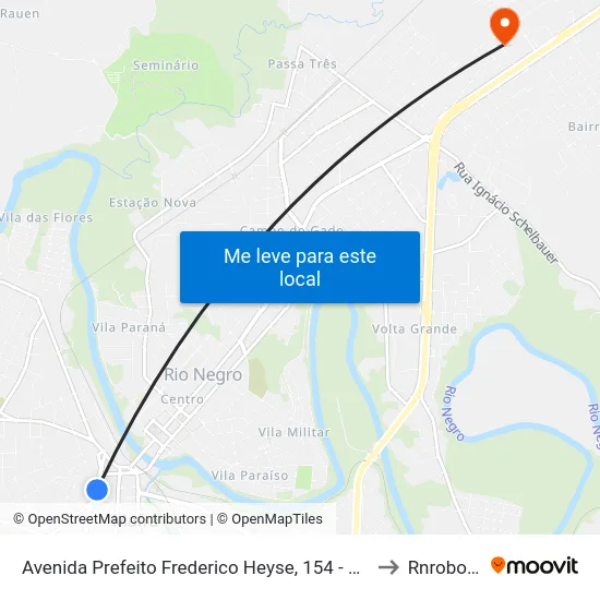 Avenida Prefeito Frederico Heyse, 154 - Bombeiros to Rnrobotics map
