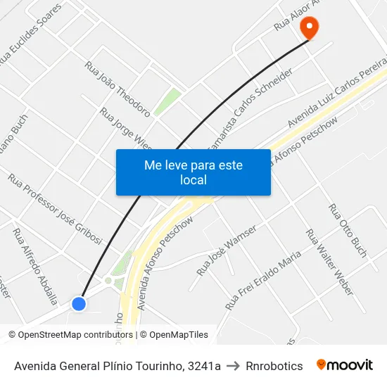Avenida General Plínio Tourinho, 3241a to Rnrobotics map