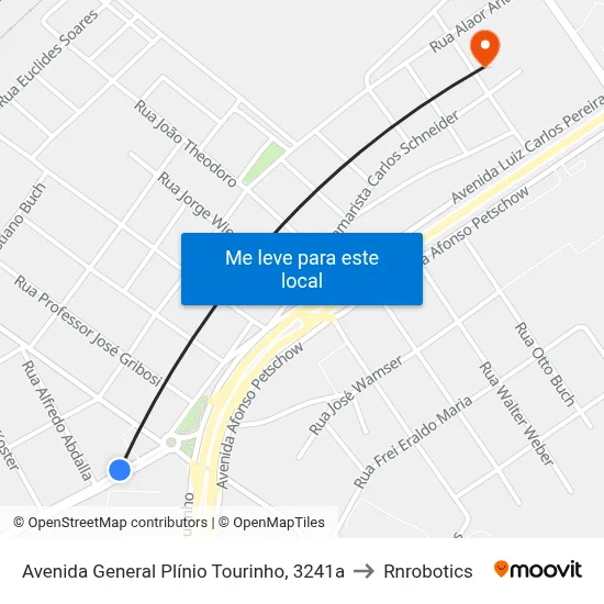 Avenida General Plínio Tourinho, 3241a to Rnrobotics map